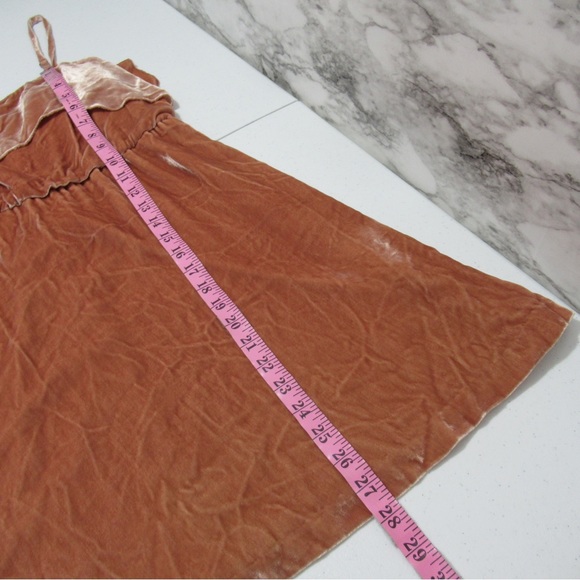 Alice + Olivia The Alexis Velvet Mini Dress Size 2 Rust | Pink - Picture 12 of 16
